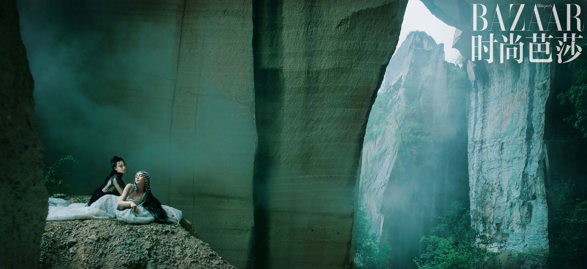 Angelababy林澗雙姝國風(fēng)大片/芒果體育