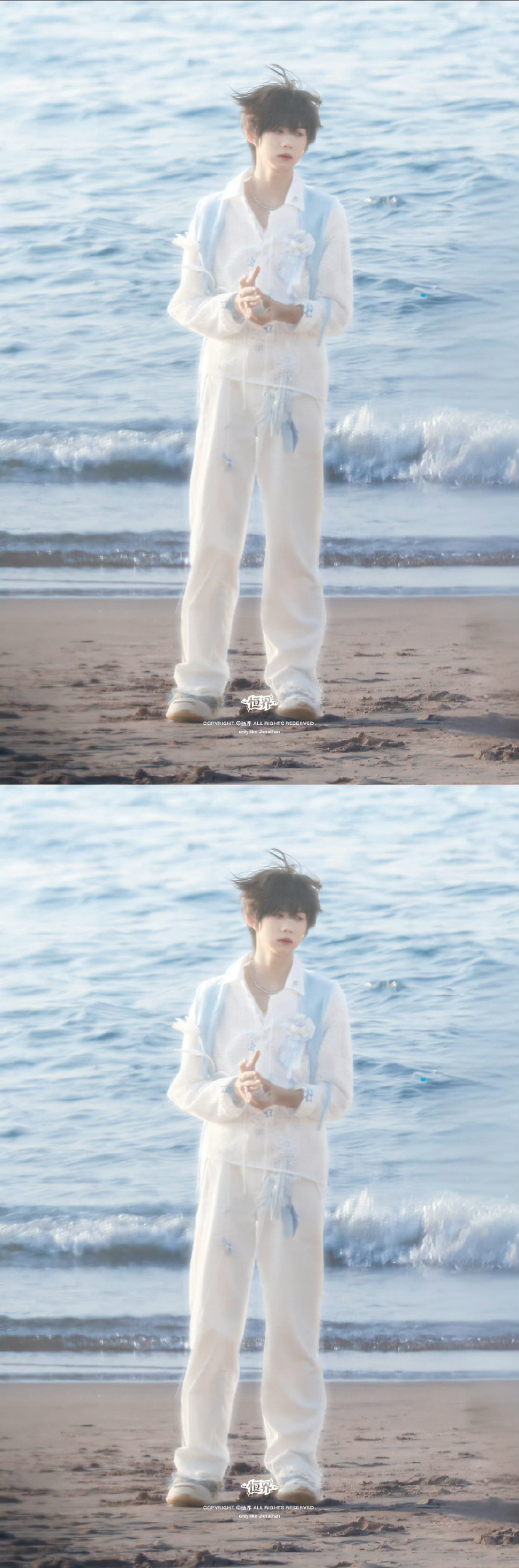 陳奕恒白衣炸毛/芒果體育